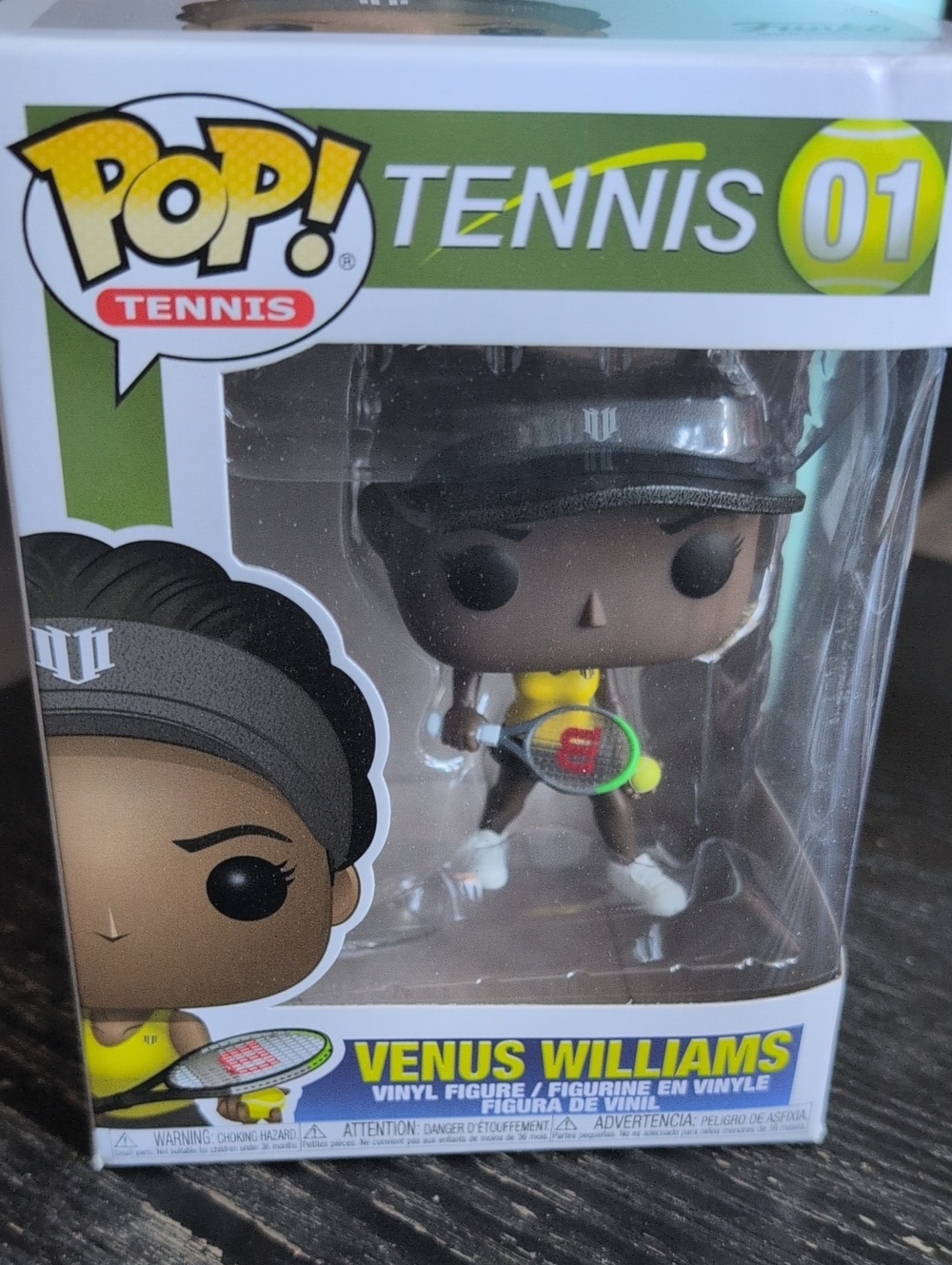 Funko Venus Williams Pop! Figure — Yellow Outfit, Black Visor